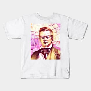 George Perkins Marsh Pink Portrait | George Perkins Marsh Artwork 15 Kids T-Shirt